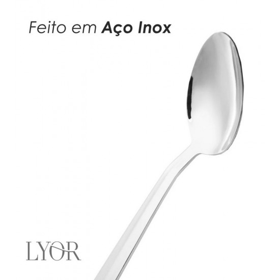 Faqueiro 24 Peças Montenegro Aço Inox Lyor